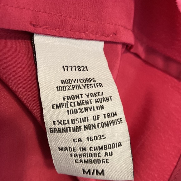 Womens Top Nicole Miller Original Sleeveless Medium Fushia Soft Shoulder Design - Picture 5 of 6